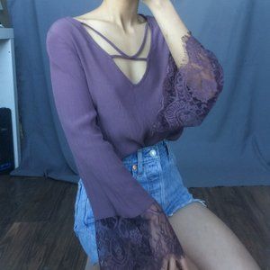 Rue21 Lace Boho Blouse XS